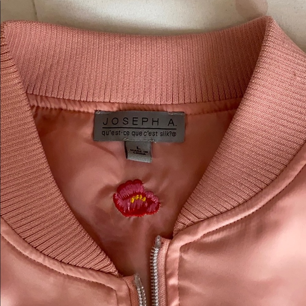 Pink silk jacket - Picture 2 of 4